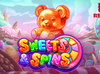 REEVO presents a Sweets & Spins slot with an exciting bonus wheel