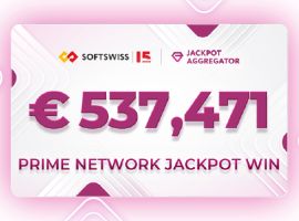 SOFTSWISS prime network jackpot hits €537K in latest draw