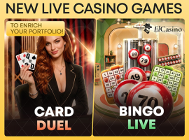 ElCasino Expands Its Live Portfolio with Card Duel and Bingo Live