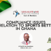 Compliance Issues in Relation to Sports Betting in Ghana