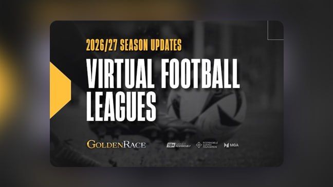 GoldenRace kicks off the 2026/27 season with updated Virtual Football leagues