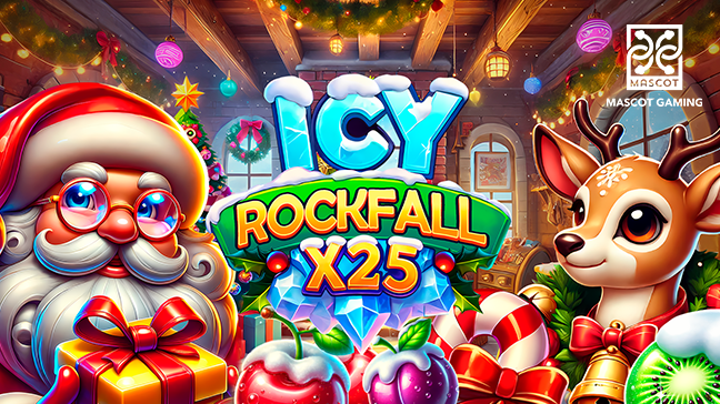 Mascot Gaming launches Icy Rockfall X25: A chill new slot experience