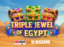REEVO Highlights Triple Jewel of Egypt from Red Rake Gaming in Latest Content Update