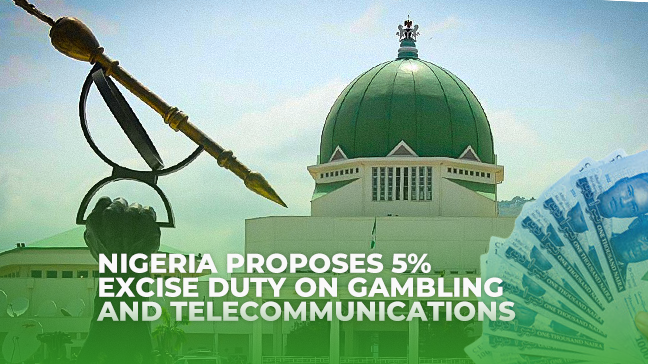 Nigeria proposes 5% excise duty on gambling and telecommunications