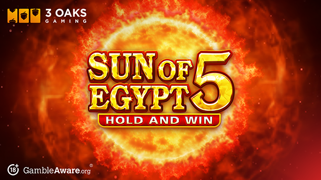 3 Oaks Gaming ignites the sands with Sun of Egypt 5: Hold and Win