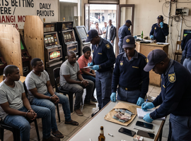 South Africa launches coordinated illegal gambling crackdown with 13 arrests in Limpopo