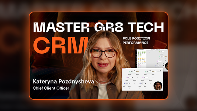 Pole position performance: GR8 Tech transforms client challenges into opportunities with CRM