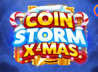 Coin Storm X-Mas where snowflakes turns into gold