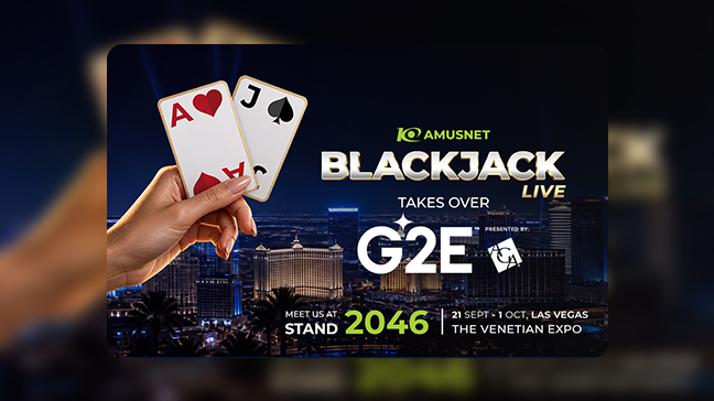 Amusnet Headlines G2E 2026 Lineup with Blackjack Live Release and Multi-Vertical Portfolio