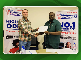 Winners Incorporated donates 5 Million Liberian Dollars to National County sports meet