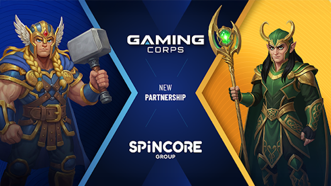 Gaming Corps has agreed a new content partnership with SpinCore
