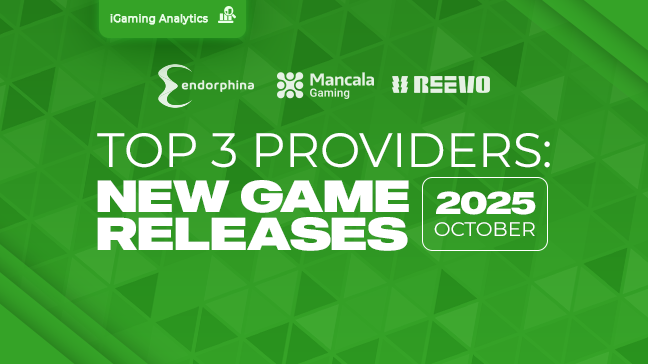 Top 3 Providers: New Game Releases. October 2025