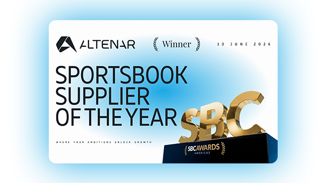 Altenar Named Sportsbook Supplier of the Year at SBC Americas Awards 2026