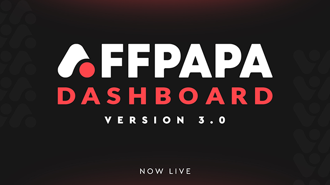 AffPapa Dashboard Version 3.0 Rebrand