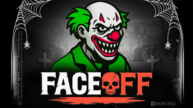 BGaming presents Face Off, a slasher, style slot released just in time for Halloween