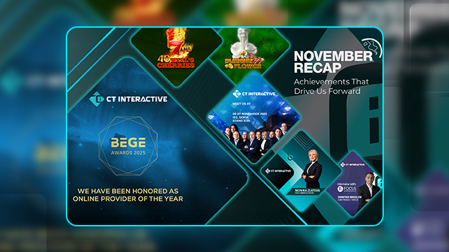CT Interactive’s November Achievements