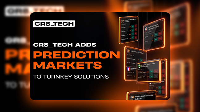 GR8_TECH Boosts Its Turnkey Solutions with Prediction Markets