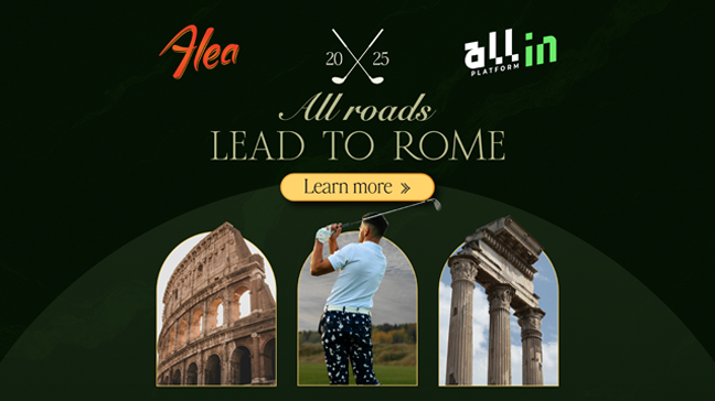 Partners in Play: Alea & ALL IN Platform Bring Their Exclusive Golf Experience to Rome