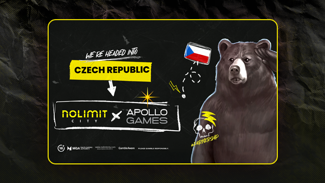 Nolimit City celebrates Czech Republic entry with Apollo Games Partnership