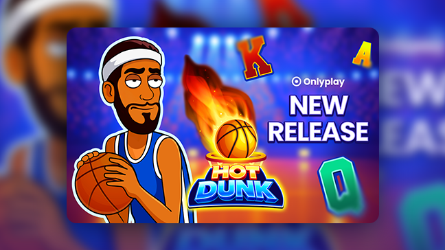 Hot Dunk where every spin is a slam dunk