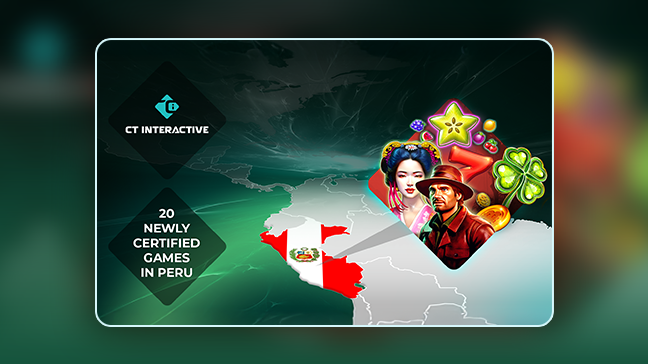 CT Interactive expands certified games portfolio in the regulated Peruvian Market