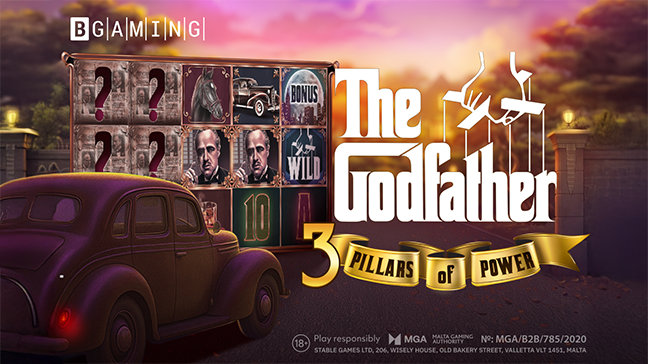 Rapidly growing content provider brings the legendary crime saga to the reels, with three Bonus games that can strike all at once