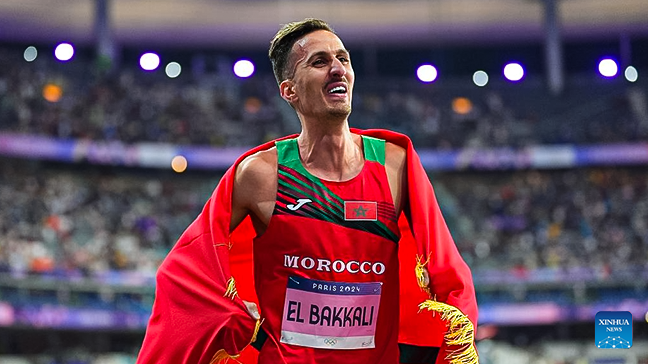 Maroc’s Soufiane El Bakkali defends Olympic gold in 3,000m steeplechase