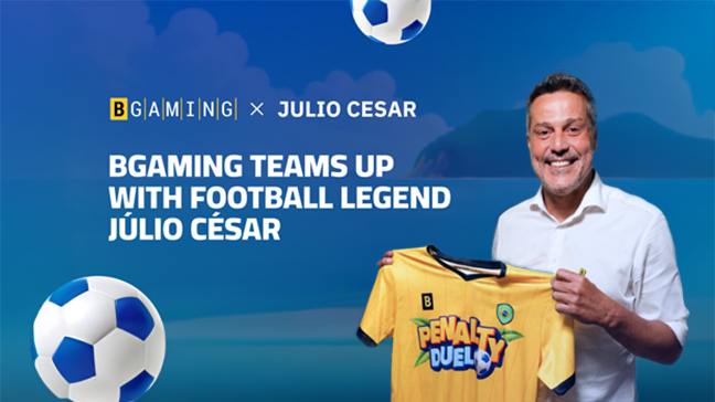 Rapidly expanding content provider to launch Penalty Duel game featuring Júlio César as the main character