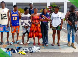 Ghana police arrest eight in Kumasi over alleged street gambling scam targeting passersby