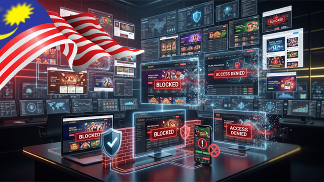 Malaysia Removes 457,562 Online Gambling Posts and Blocks 1,778 Websites Since 2025