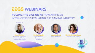 Recap of EEGS webinar on AI's transformative power in gaming industry now available on-demand