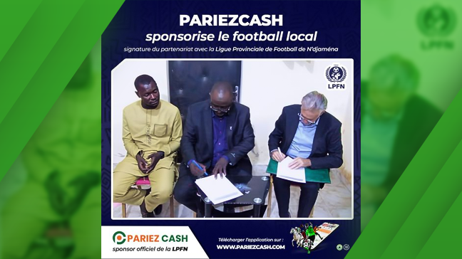 PariezCash partners with N'Djamena Football League to boost local football in Chad