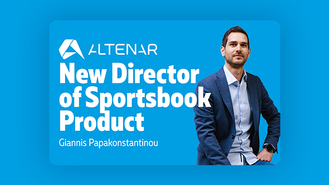 Altenar Appoints Giannis Papakonstantinou as Director of Sportsbook Product