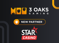3 Oaks Gaming goes live in the Netherlands with Starcasino