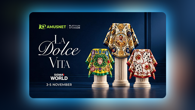 Platinum Sponsor Amusnet Brings the La Dolce Vita  to SiGMA World 2026