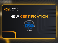 3 Oaks Gaming secures ISO 27001 certification as global expansion accelerates
