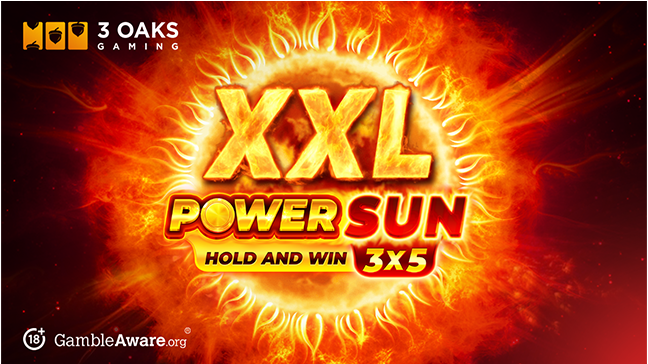 3 Oaks Gaming launches expanded sequel Power Sun XXL, Hold and Win 3x5