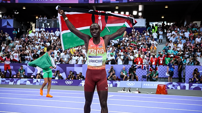 Kenya's Emmanuel Wanyonyi wins Olympic gold in men's 800m