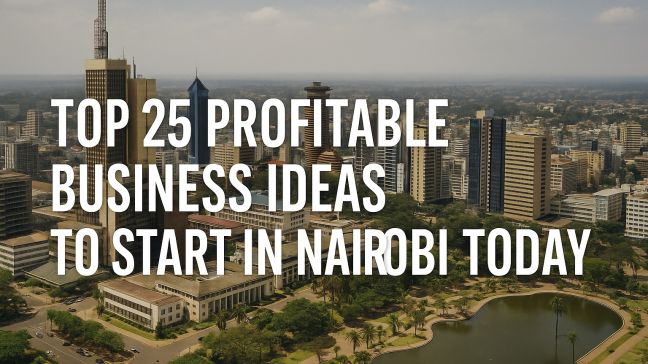 Top 25 Profitable Business Ideas to Start in Nairobi Today
