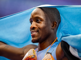 Letsile Tebogo secures Botswana's first Olympic gold in 200m victory