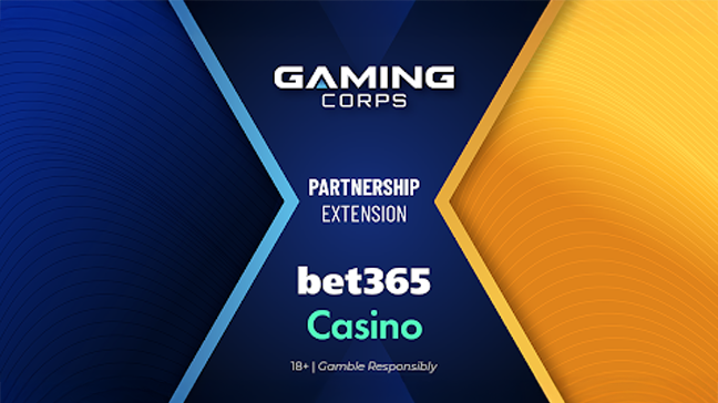 Gaming Corps has extended its partnership with bet365