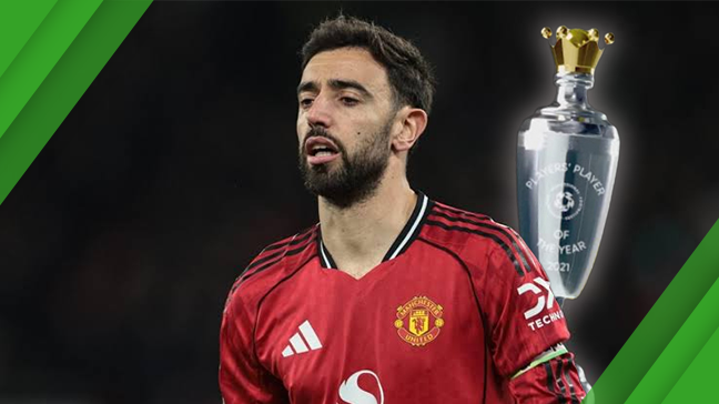 Bruno Fernandes follows PFA Player of the Year award with hat-trick in Manchester United’s 5-2 win