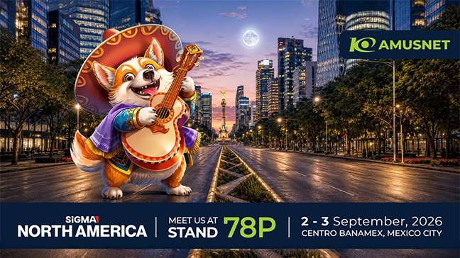 Amusnet Reaffirms LATAM Expansion Strategy with High-Performance Showcase at SiGMA North America 2026