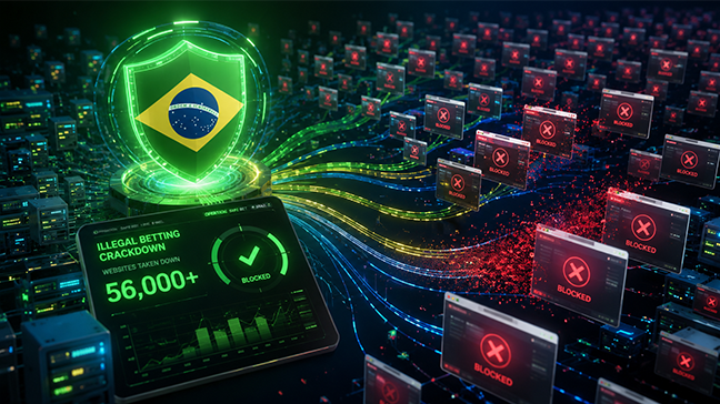 Brazil’s crackdown on illegal betting takes down more than 56,000 websites
