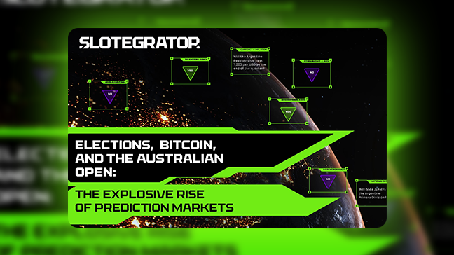 Elections, Bitcoin, and the Australian Open: Slotegrator breaks down prediction markets in new ebook