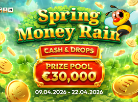 1spin4win launches “Spring Money Rain” network promotion with 30,000 prize pool