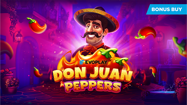 Evoplay starts a big fiesta in spicy new title Don Juan Peppers