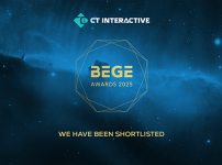 CT Interactive shortlisted in three categories at the BEGE Awards 2025
