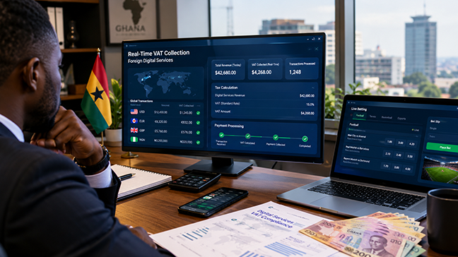Ghana's Digital VAT System Raises Concerns for Online Betting Industry