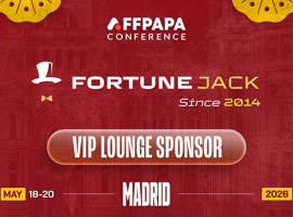FortuneJack, sponsor du salon VIP de la conférence AffPapa Madrid